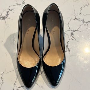 Patent leather, black M.Gemi Lustro block heels